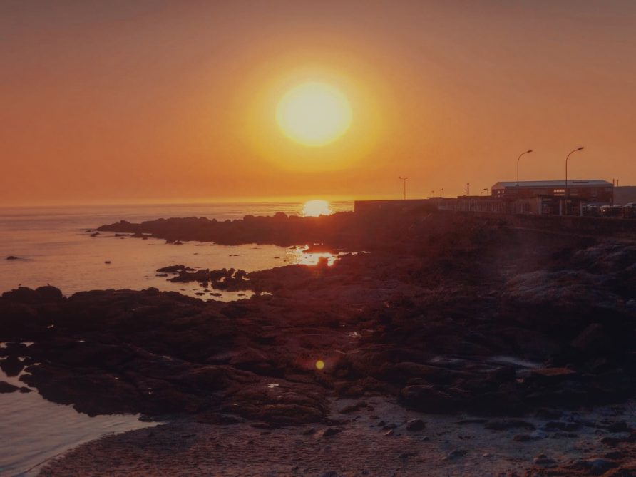 Atardecer en A Guarda